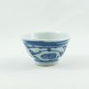 Antique Tea Cup in Blue and White Porcelain "Dupla Felicidade"