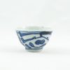 Antique Tea Cup in Blue and White Porcelain "Dupla Felicidade"
