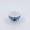 Blue and White Porcelain Tea Cup "Fu Shou"