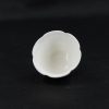 Flower Shaped White Porcelain Tea Cup