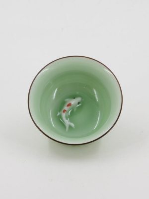 Cup of Celadon Tea "Goldfish"