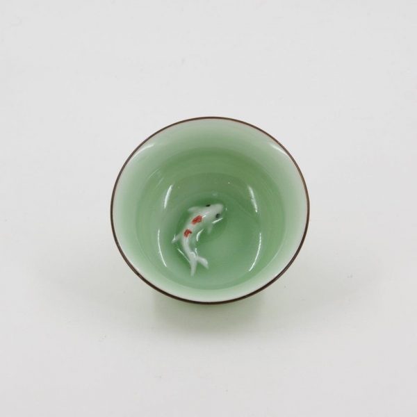Cup of Celadon Tea "Goldfish"