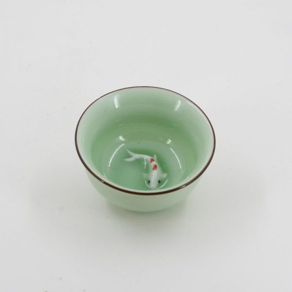 Cup of Celadon Tea "Goldfish"