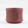 Yixing Clay Cup "Four Gentlemen" (Flowers)