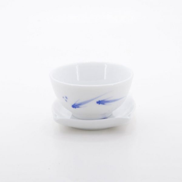 Blue and White Porcelain Tea Cup "Fish"