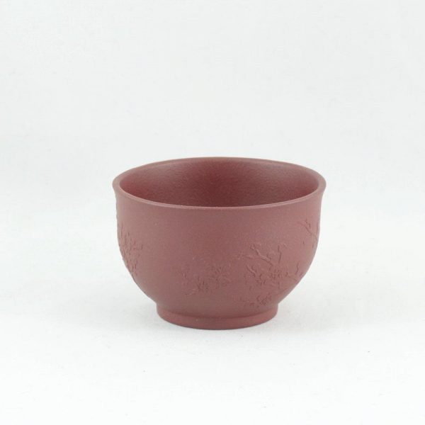 Yixing Clay Cup "Herald of Spring" (Bird and Plum Blossom)