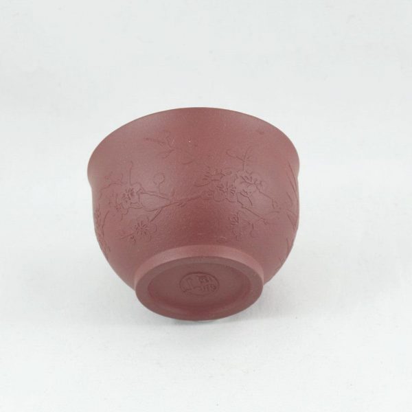 Yixing Clay Cup "Herald of Spring" (Bird and Plum Blossom)
