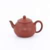 Chinese Yixing Zhuni Lipi Pear Shape Teapot 1980s (Wide Opening)