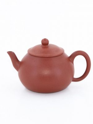 Chinese Yixing Zhuni Lipi Pear Shape Teapot 1980s (Wide Opening)