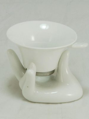 Hand Shaped Porcelain Tea Strainer/Filter