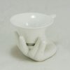 Hand Shaped Porcelain Tea Strainer/Filter