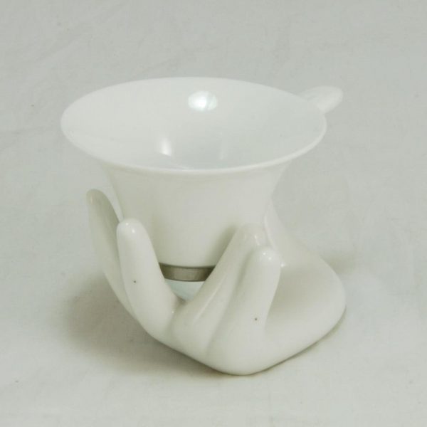 Hand Shaped Porcelain Tea Strainer/Filter