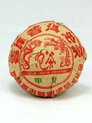 Pu-Erh Tuo Cha, Fábrica Dragon and Phoenix, Anos 90 (Cru/Sheng)