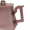 Yixing Zini Chinese Teapot Square Bell Shape 1980s