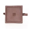 Yixing Zini Chinese Teapot Square Bell Shape 1980s