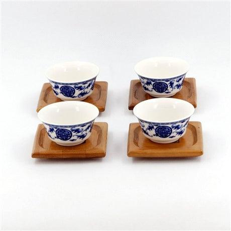 Square Bamboo Saucer for Tea Cup