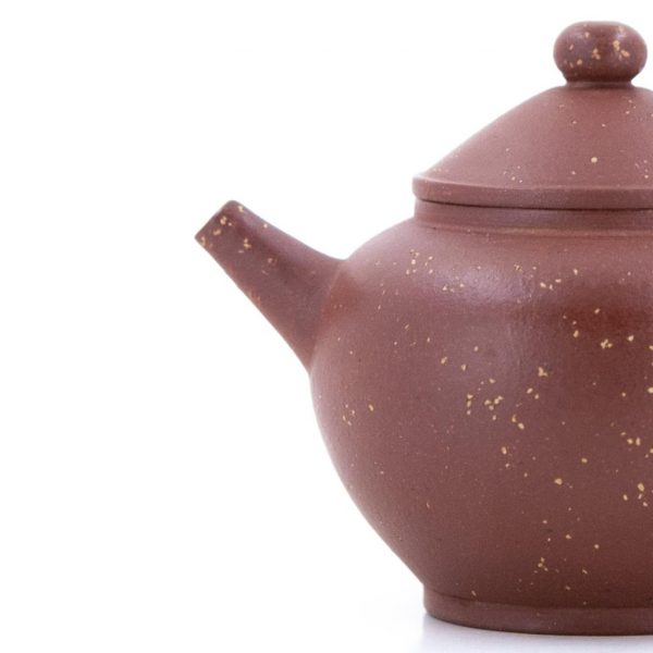 Chinese Teapot Yixing Zini Shape "JuLun Zhu" (巨輪珠) Straw Hat "Bright Stars in the Sky"