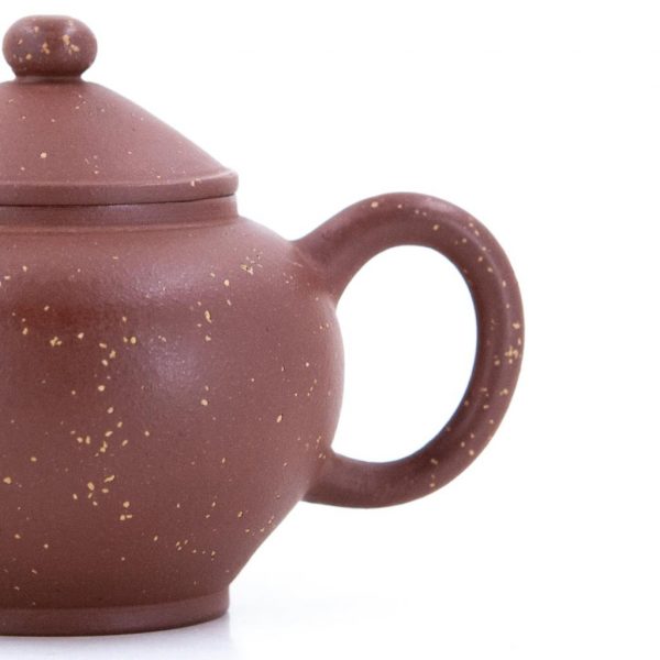 Chinese Teapot Yixing Zini Shape "JuLun Zhu" (巨輪珠) Straw Hat "Bright Stars in the Sky"