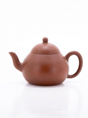 Yixing Zhuni Lipi Pear Shape Chinese Teapot 1980s
