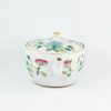 Chinese Antique Hand-Painted Famille-Rose Porcelain Teapot with Floral Design