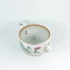 Chinese Antique Hand-Painted Famille-Rose Porcelain Teapot with Floral Design