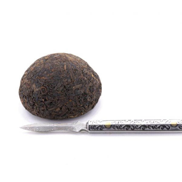 Damascus Style Stainless Steel Pu-erh Knife