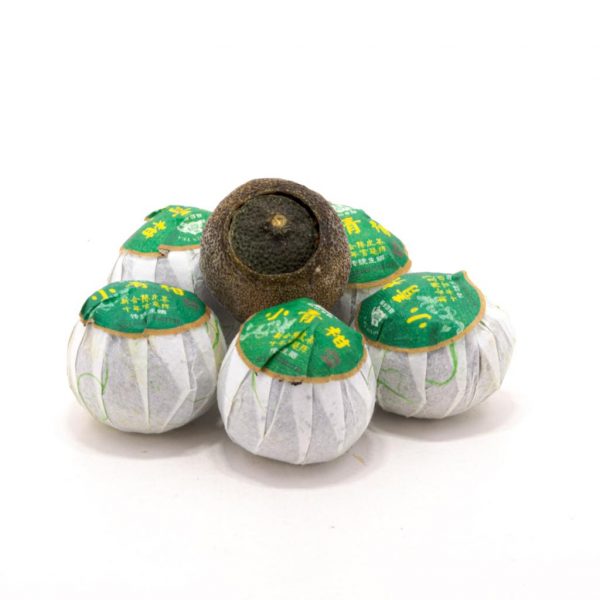 cakelogo-2_5a024bfe-a326-47a9-8de3-94162bd3a48c_1763992468211-1.jpg Pu-erh Tea in Green Mandarina 2022 (Cooked/Shou)