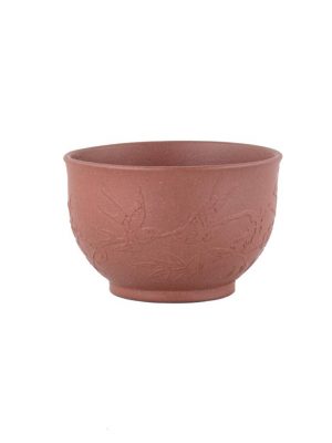 Yixing Clay Cup "Herald of Spring" (Bird and Plum Blossom)