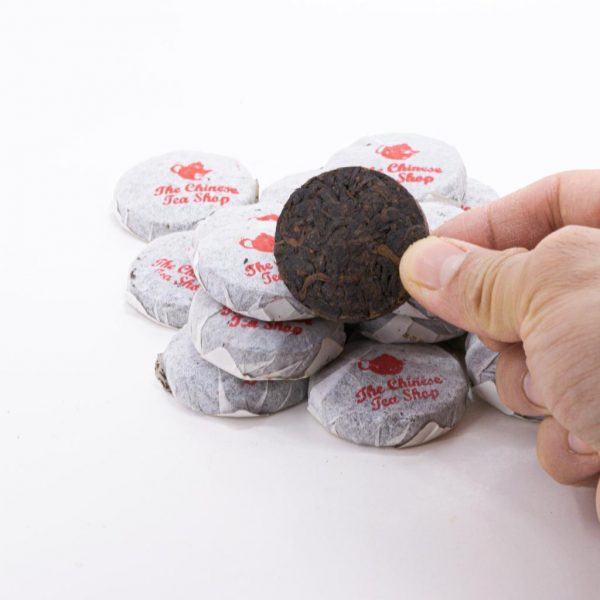 Menghai Big Tree Mini Tea Cakes 2015, (Cooked/Shou)