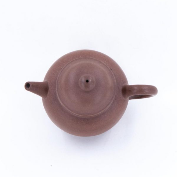 Bule Chinês Yixing Zini Estilo Ming "JuLun Zhu" (巨輪珠) Anos 80