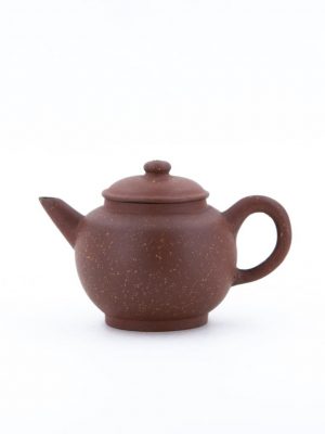 Antique Chinese Teapot Yixing Zini "Bright Stars in the Sky" Shape "JuLun Zhu" 巨輪珠 (Fixed with Kintsugi)