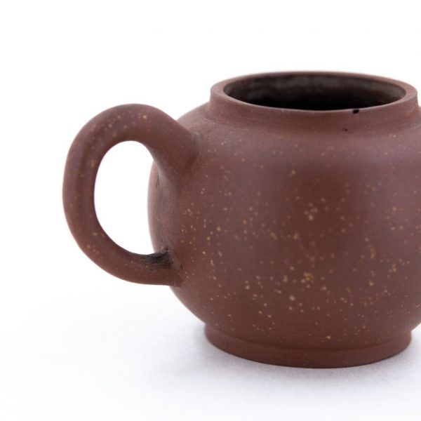 Antique Chinese Teapot Yixing Zini "Bright Stars in the Sky" Shape "JuLun Zhu" 巨輪珠 (Fixed with Kintsugi)