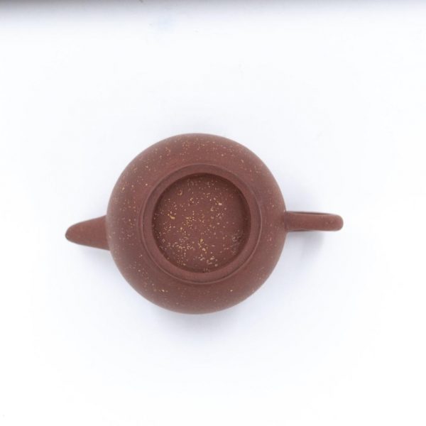 Antique Chinese Teapot Yixing Zini "Bright Stars in the Sky" Shape "JuLun Zhu" 巨輪珠 (Fixed with Kintsugi)