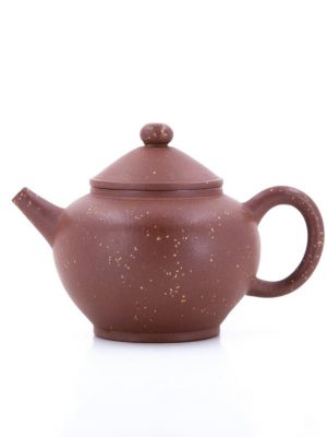 Chinese Teapot Yixing Zini Shape "JuLun Zhu" (巨輪珠) Straw Hat "Bright Stars in the Sky"