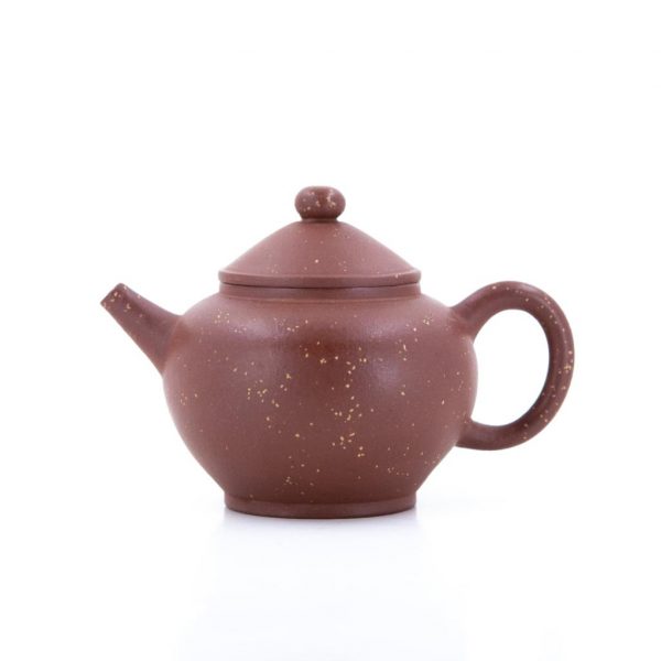 Chinese Teapot Yixing Zini Shape "JuLun Zhu" (巨輪珠) Straw Hat "Bright Stars in the Sky"